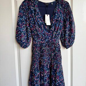Ted Baker Smock Panel Wrap Mini Dress Size 1